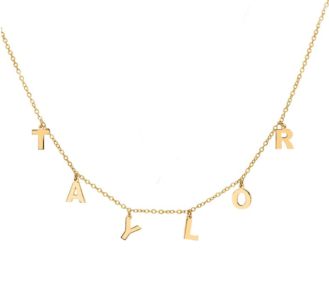 Letter Charm Necklace – Addison West