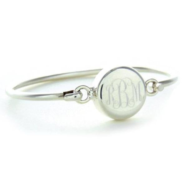 Sterling Silver Monogram Bracelet