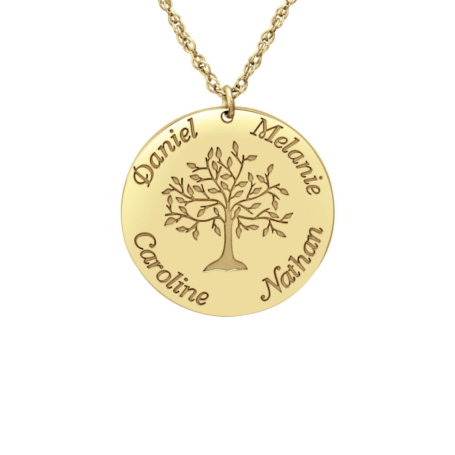 Personalized Tree of Life Mothers Necklace – Be Monogrammed