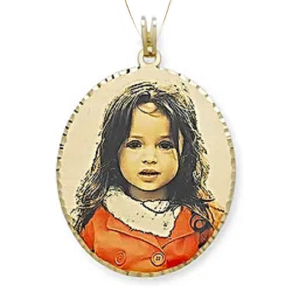 custom-round-picture-charm-necklace 4