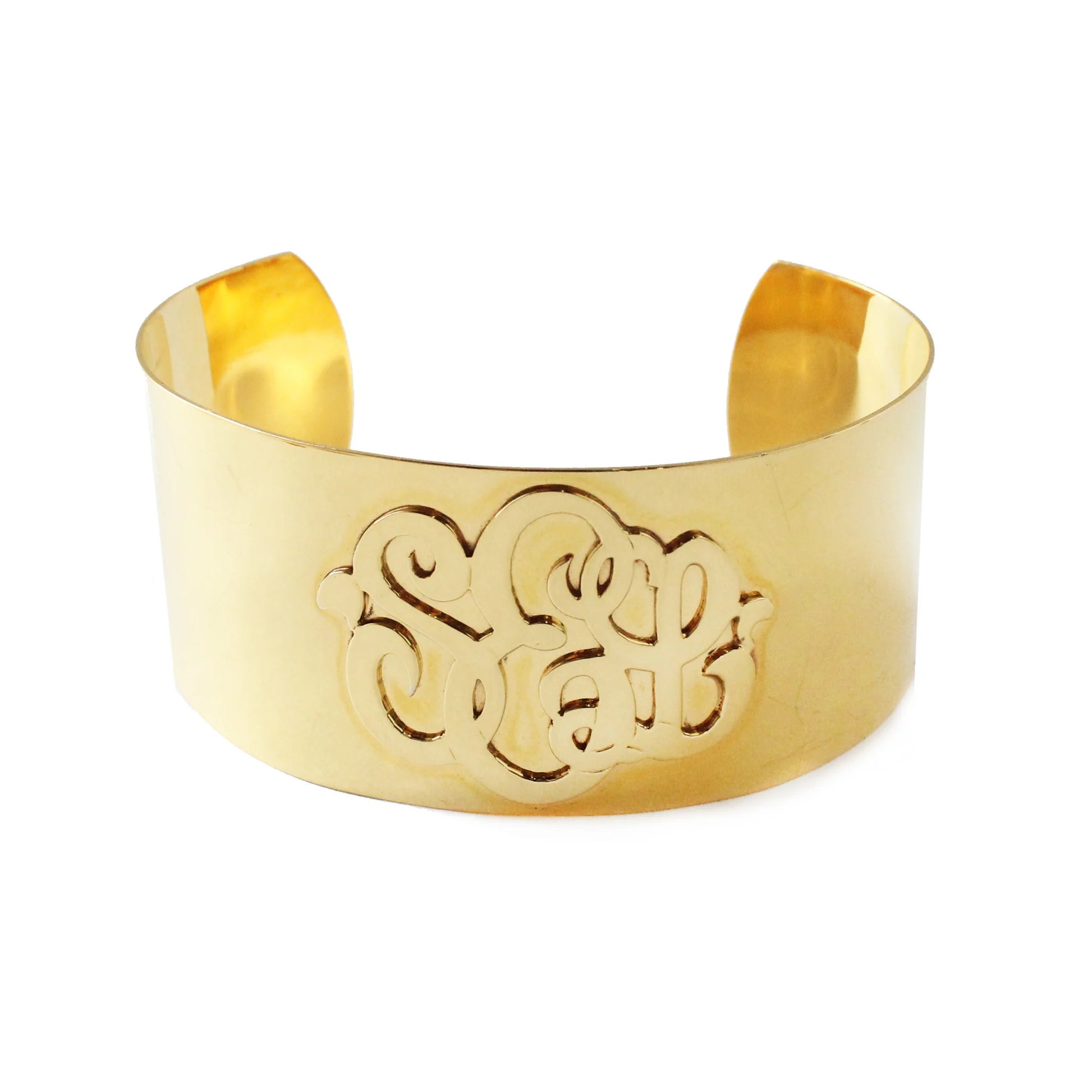 Monogram Thick Cuff Bracelet