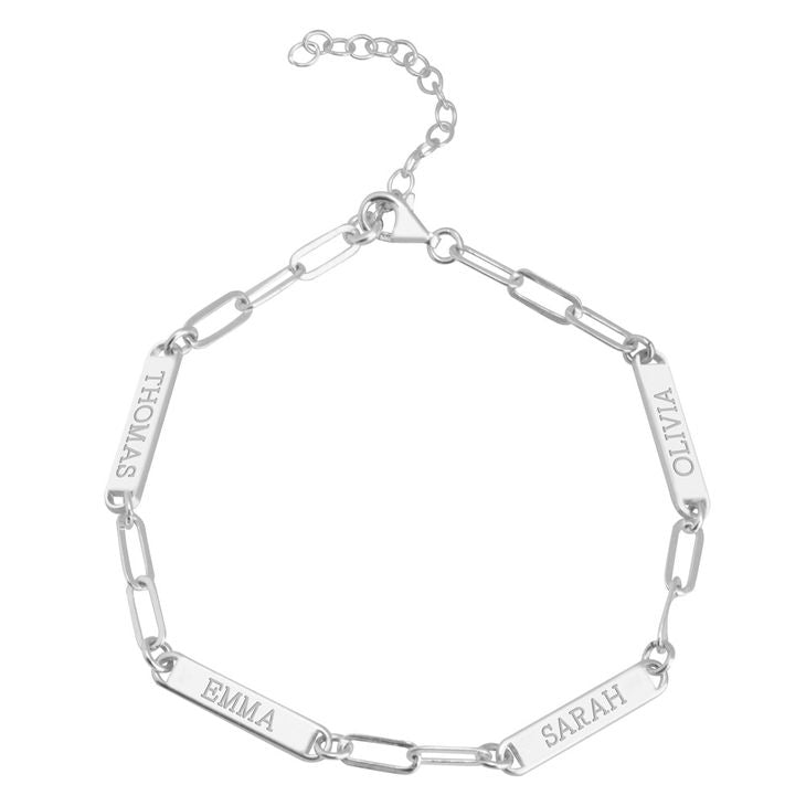 engraved mothers bracelet