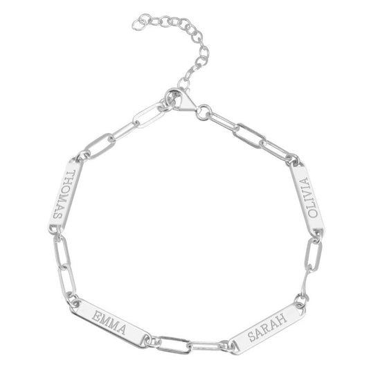 engraved mothers bracelet