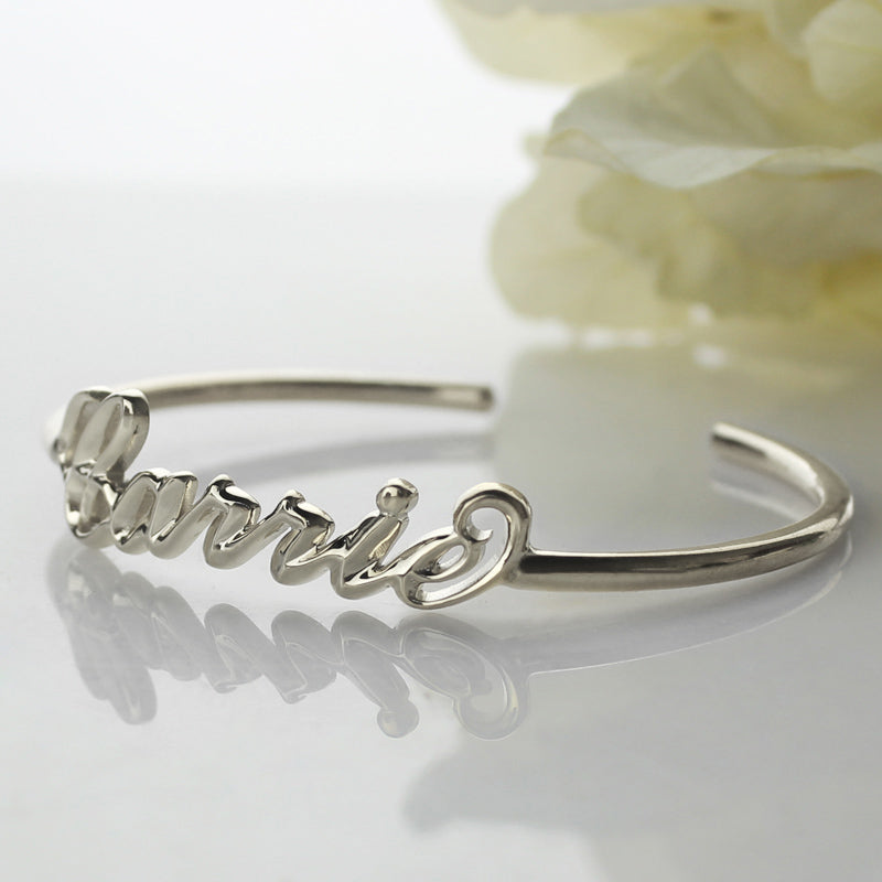 Sterling Silver Name Cuff Bracelet 2