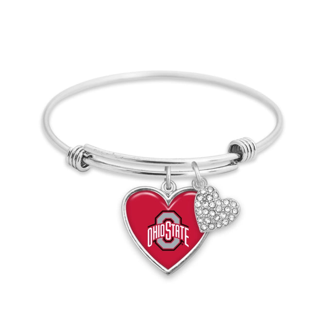 Ohio State Buckeyes Bangle Charm Bracelet 2