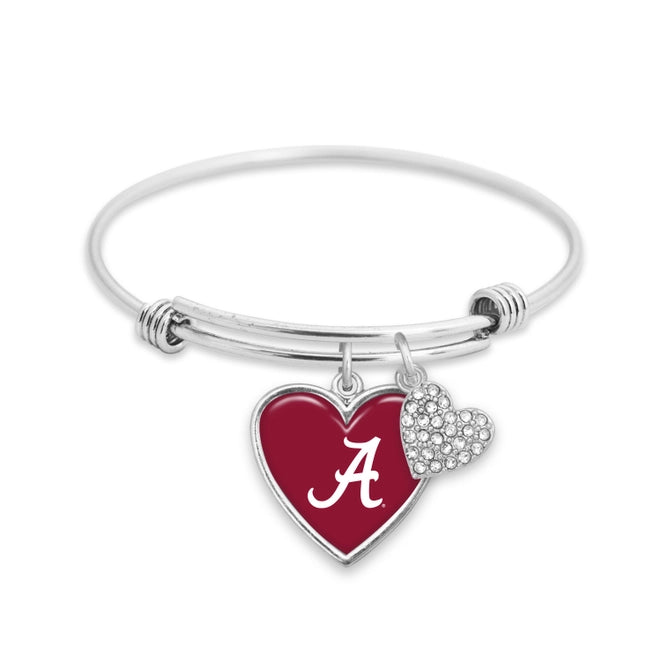 Alabama Crimson Tide Bangle Charm Bracelet 2