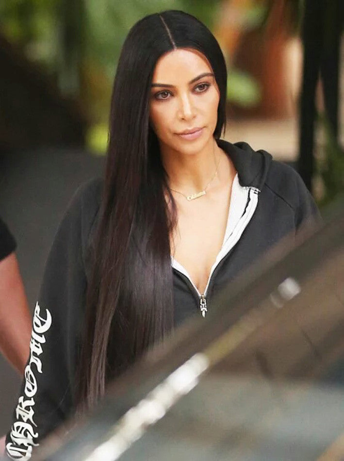 Kim kardashian nameplate necklace sale