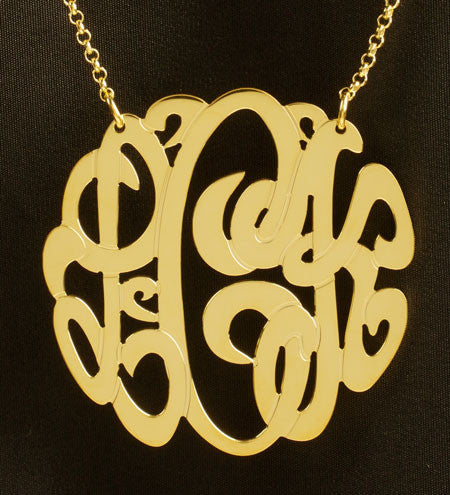 Monogram necklace Louis Vuitton Gold in Metal - 32824615