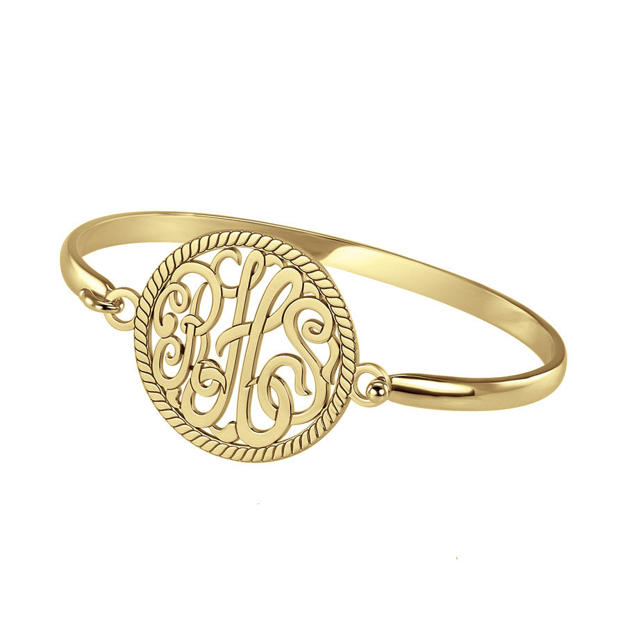 Monogram bangle outlet bracelet