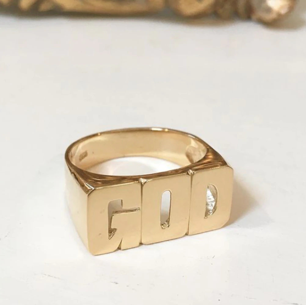 Promise Gift - Custom Gold Filled Band Ring for Men- Personalized Band -  Nadin Art Design - Personalized Jewelry