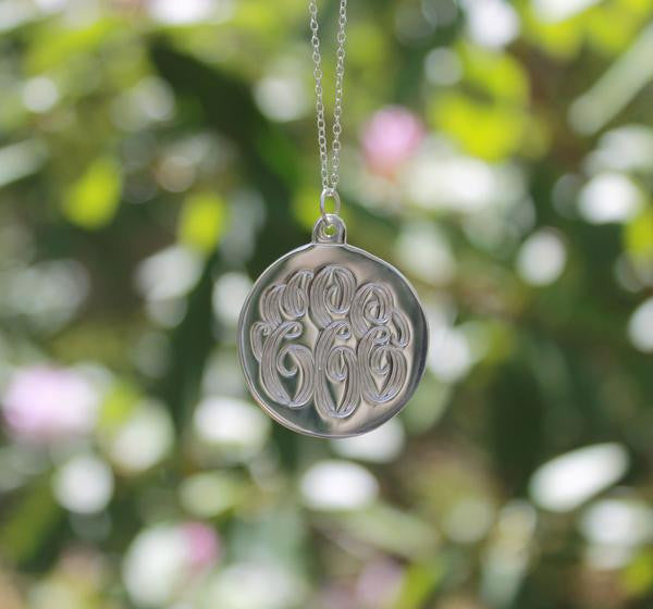 Engravable Insignia Disc Pendant Necklace | Wanderlust Life