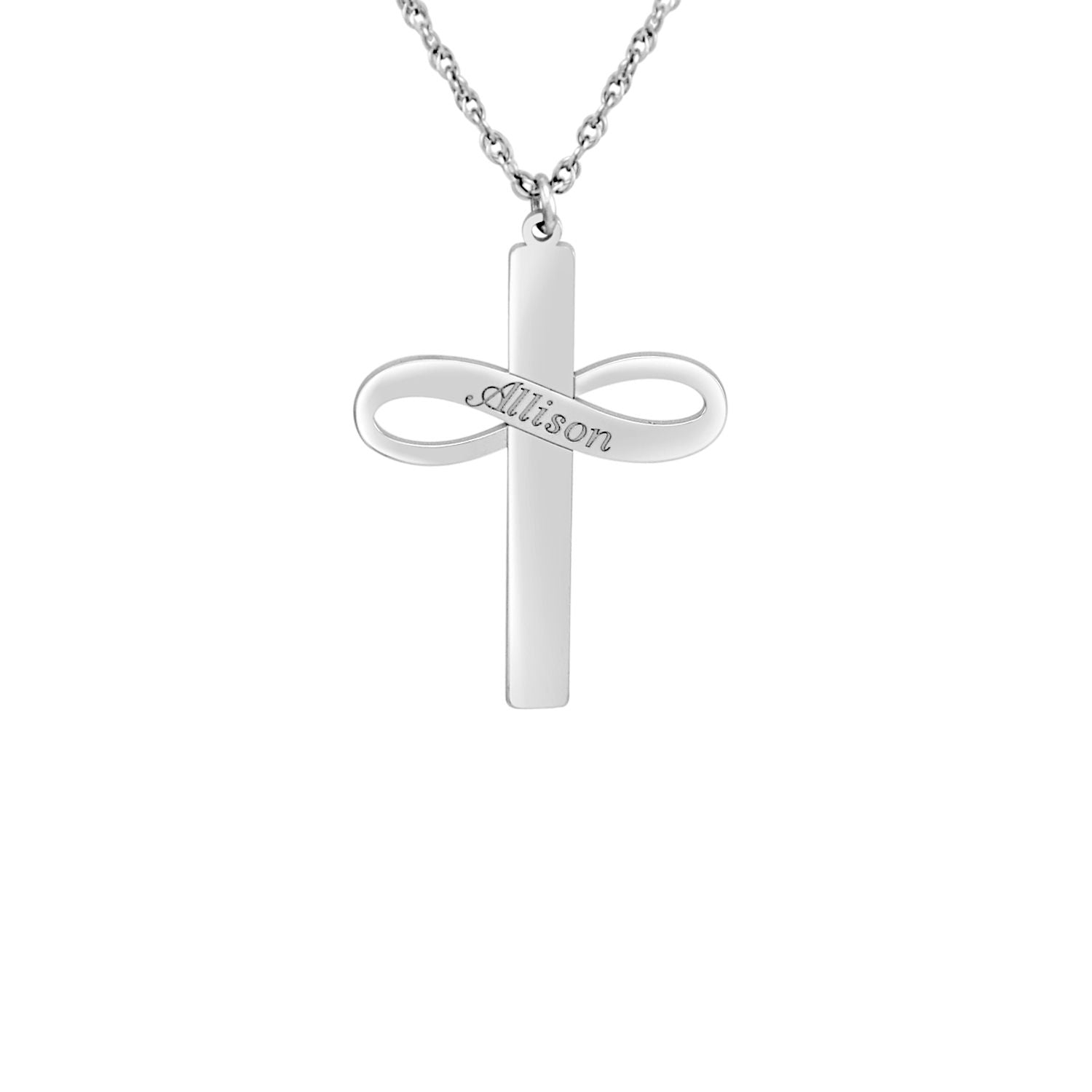 Infinity cross hot sale necklace meaning