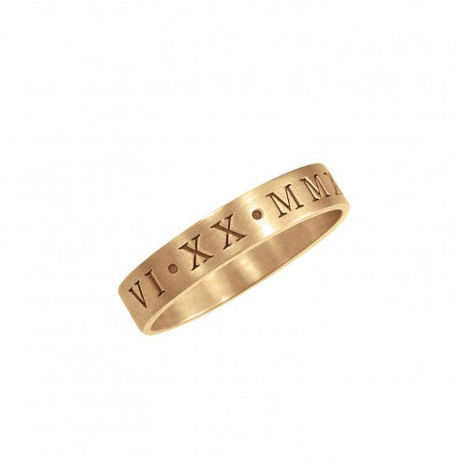 Roman numeral 2025 jewelry gold